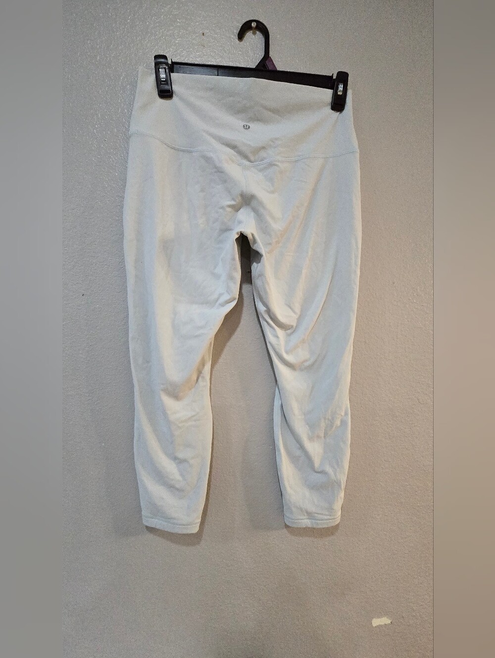 Lululemon Align Crop 33" High Rise Nulu Women's Size 14 Powder Blue